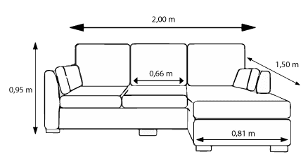 Diagrama de mueble personalizado